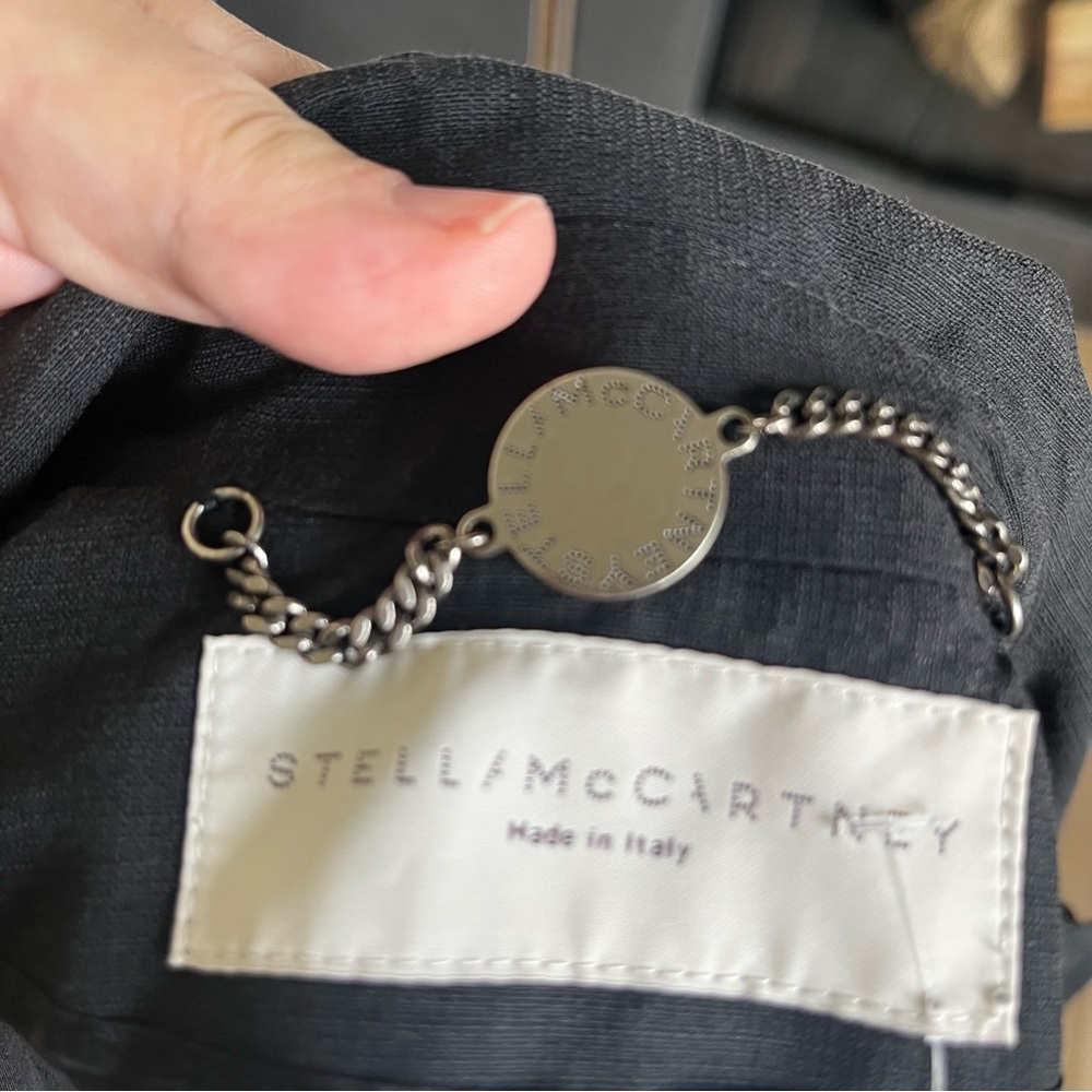 Stella McCartney Black Button Front Jacket - Picture 3 of 16